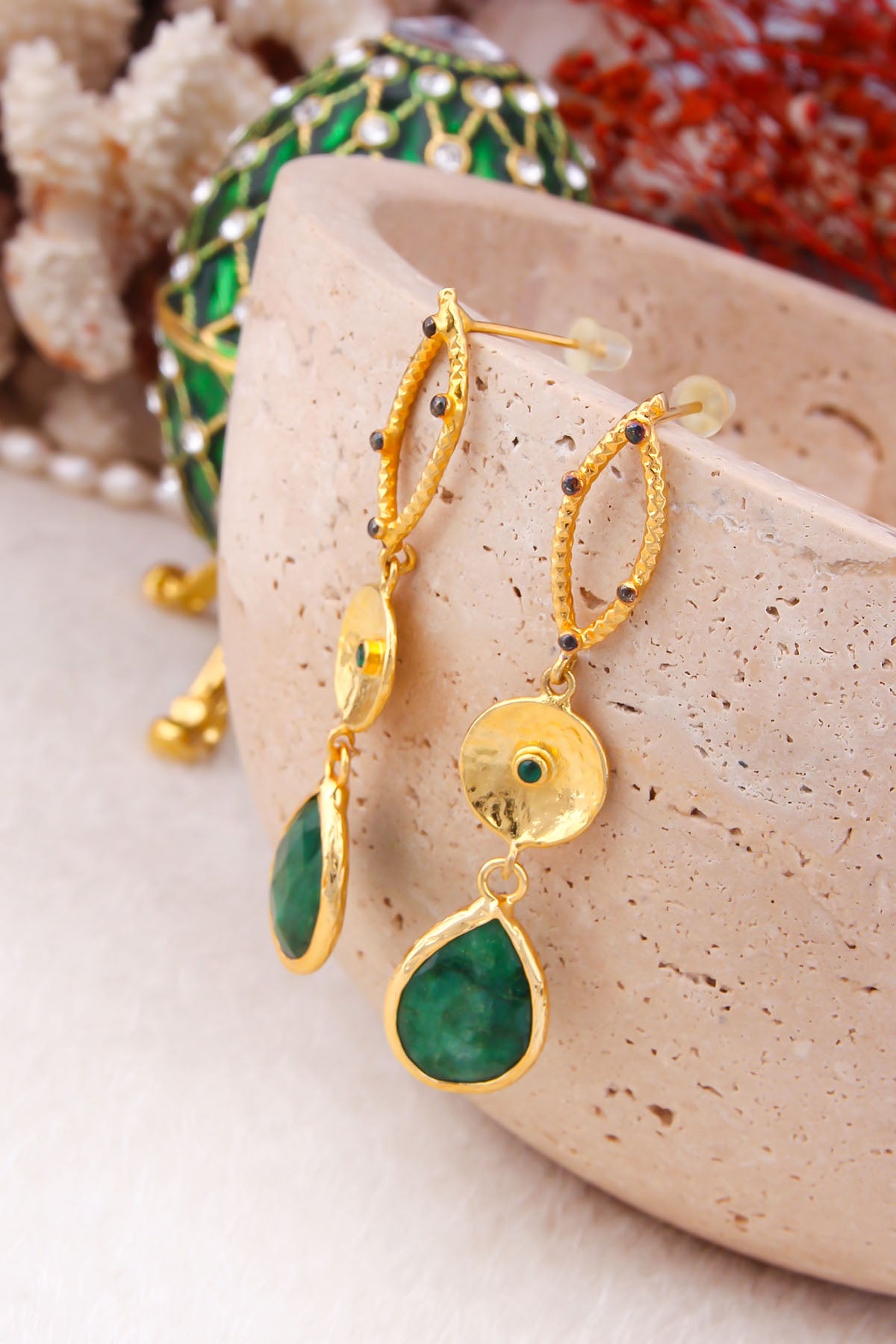 Agate Boucles d'oreilles