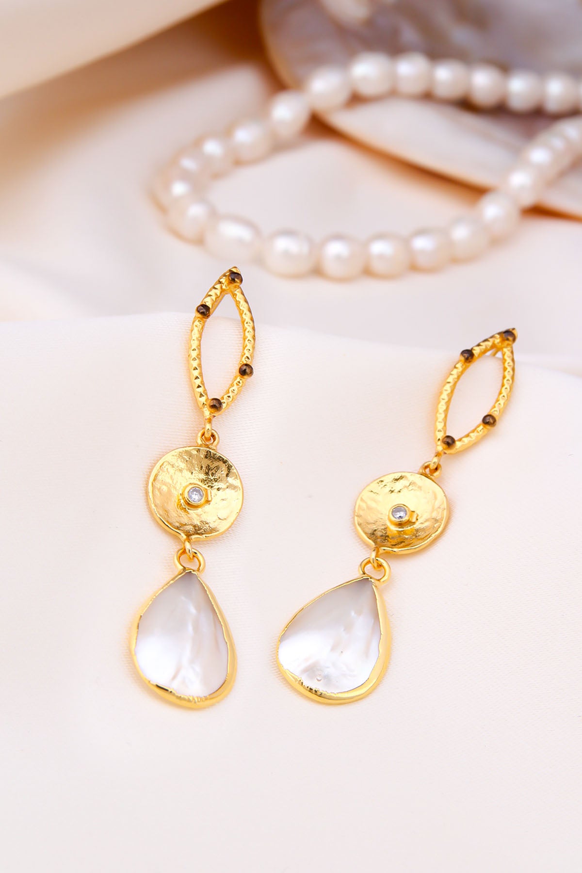 Nacre Boucles d'oreilles