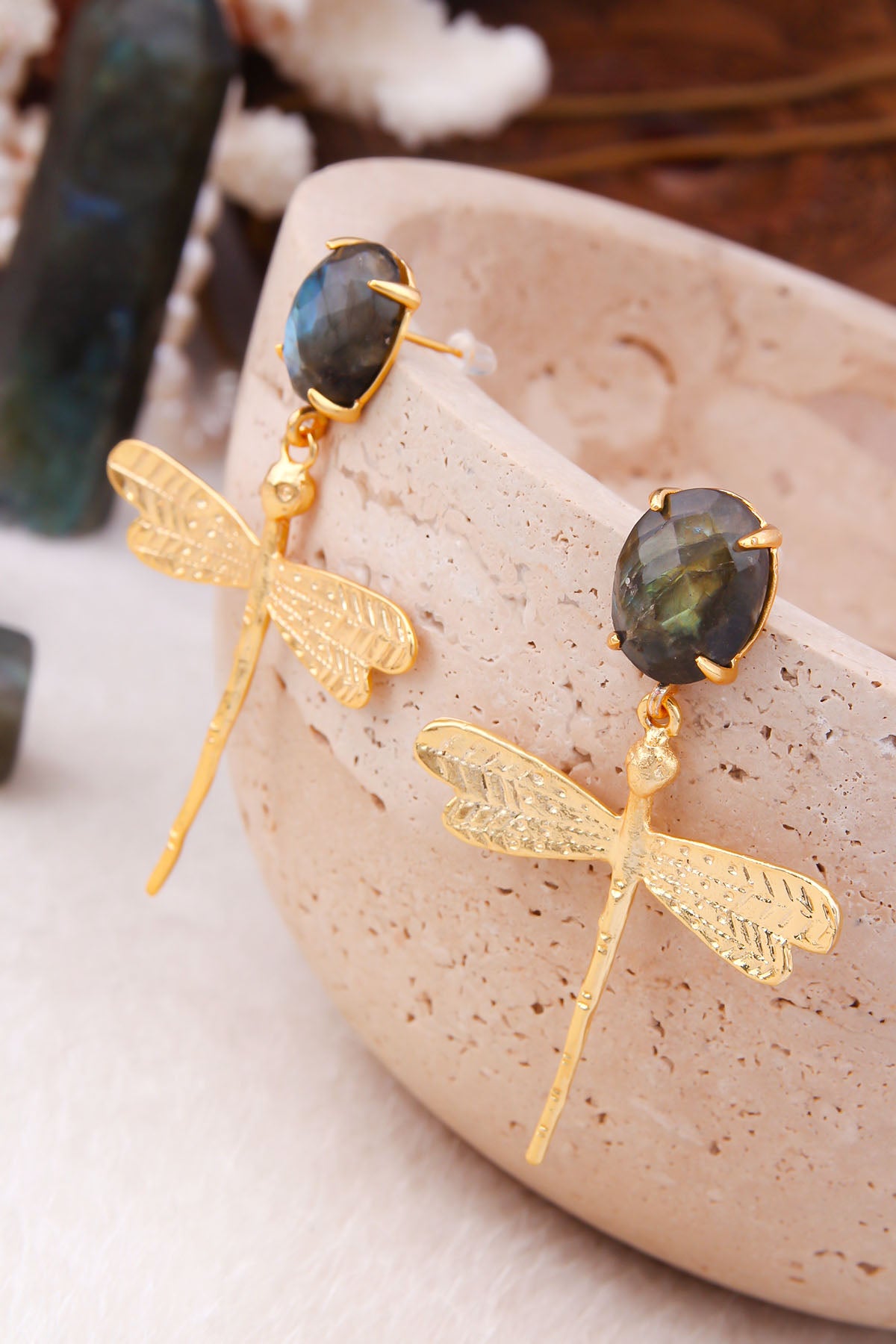 Labradorite Boucles D'oreilles