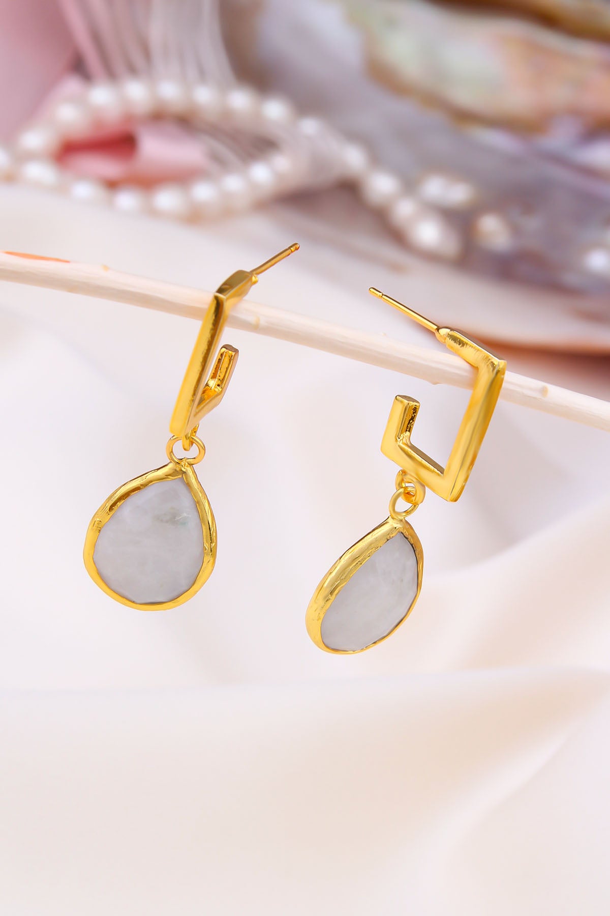 Moonstone Boucles d'oreilles