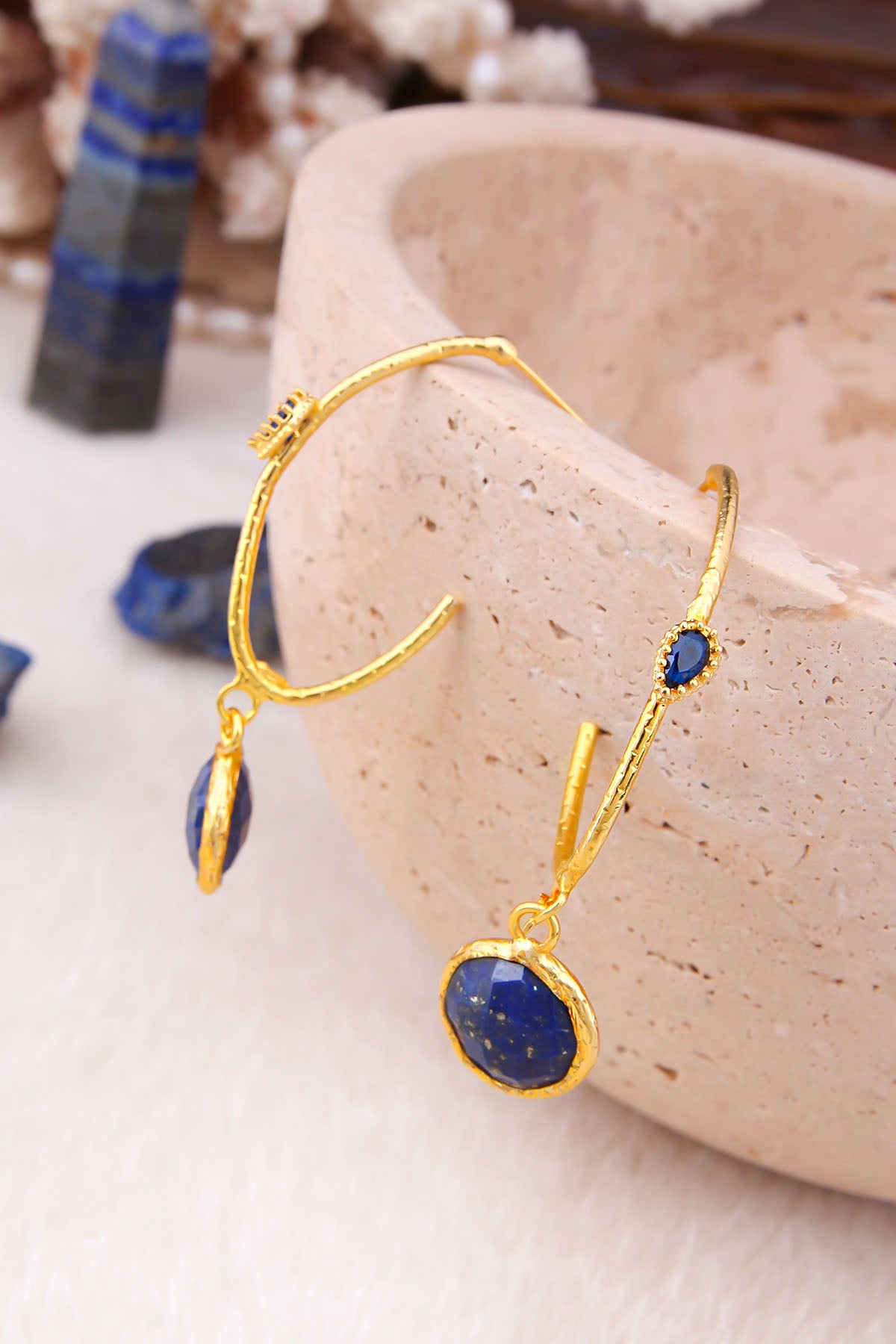 Lapis Lazuli Boucles d'oreilles