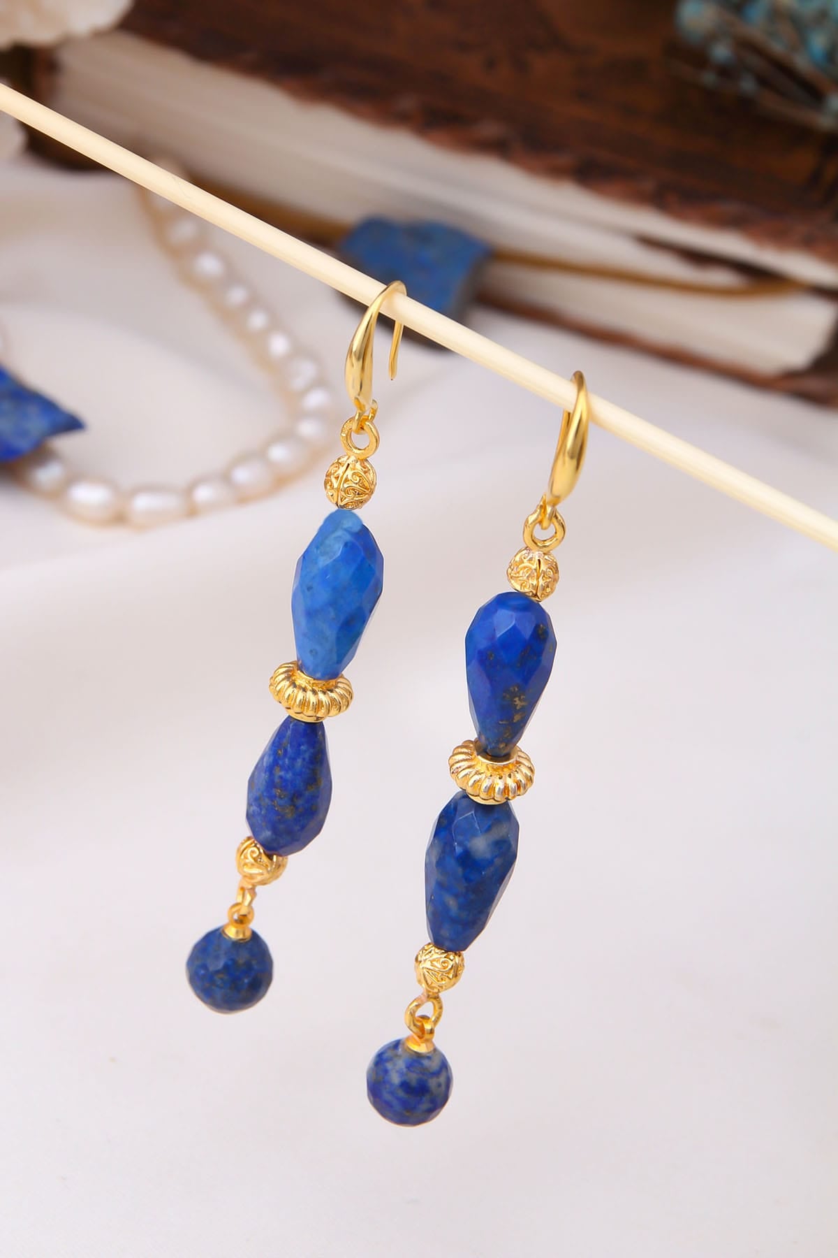 Saphire  Boucles d'oreilles