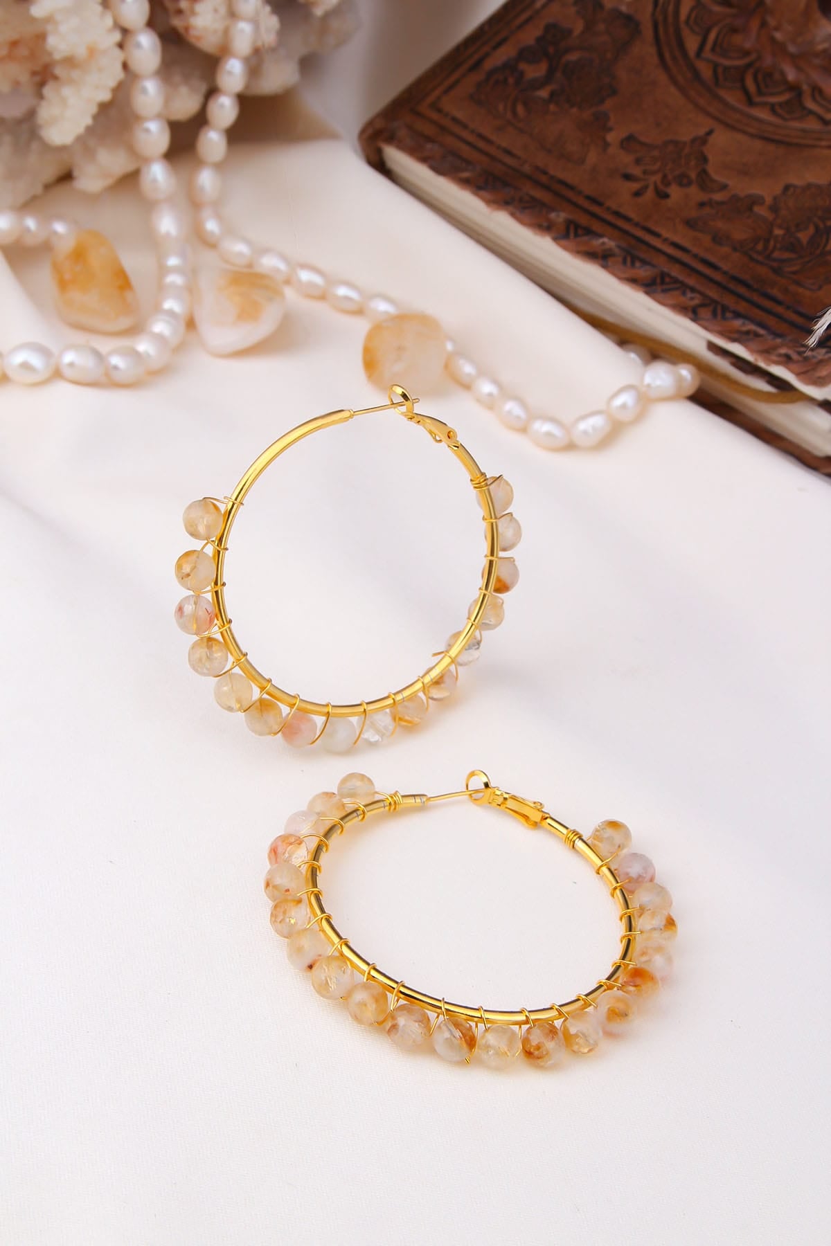 Citrine  Boucles d'oreilles