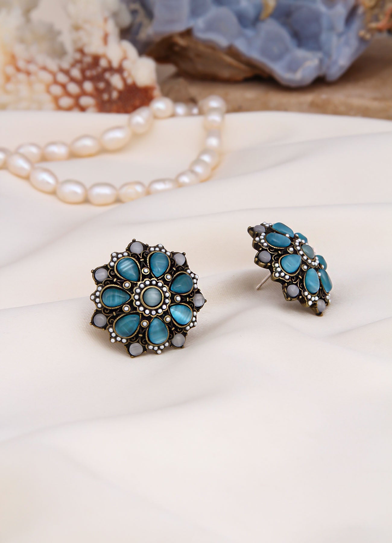 Turquoise Boucles d'oreilles