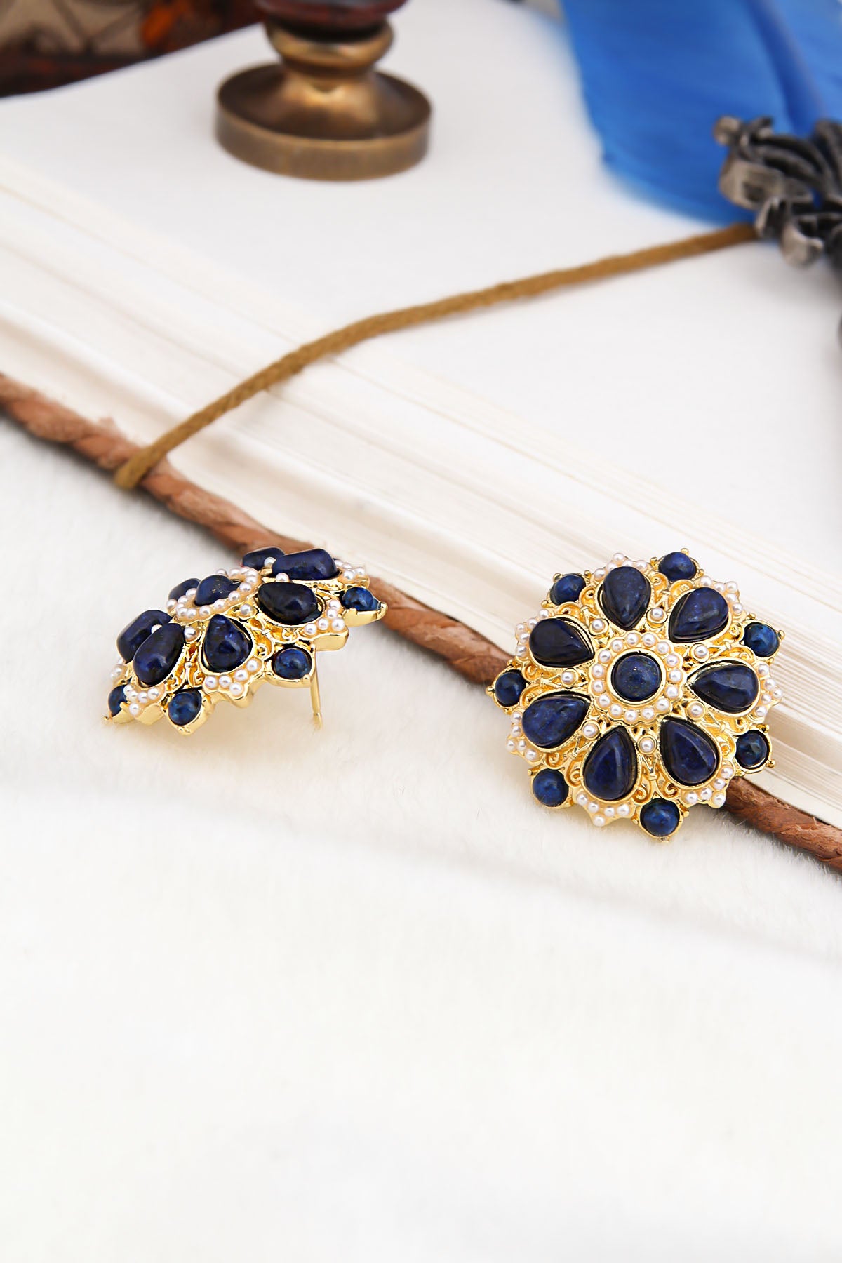 Lapis Earring