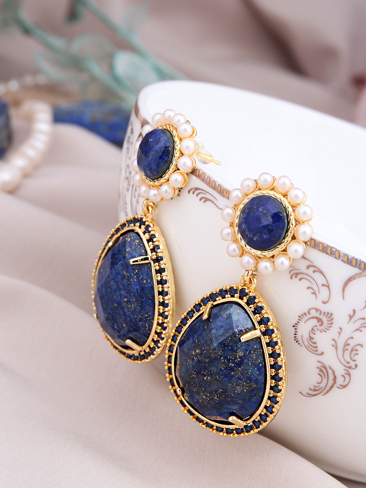 Lapis Boucles D'oreilles