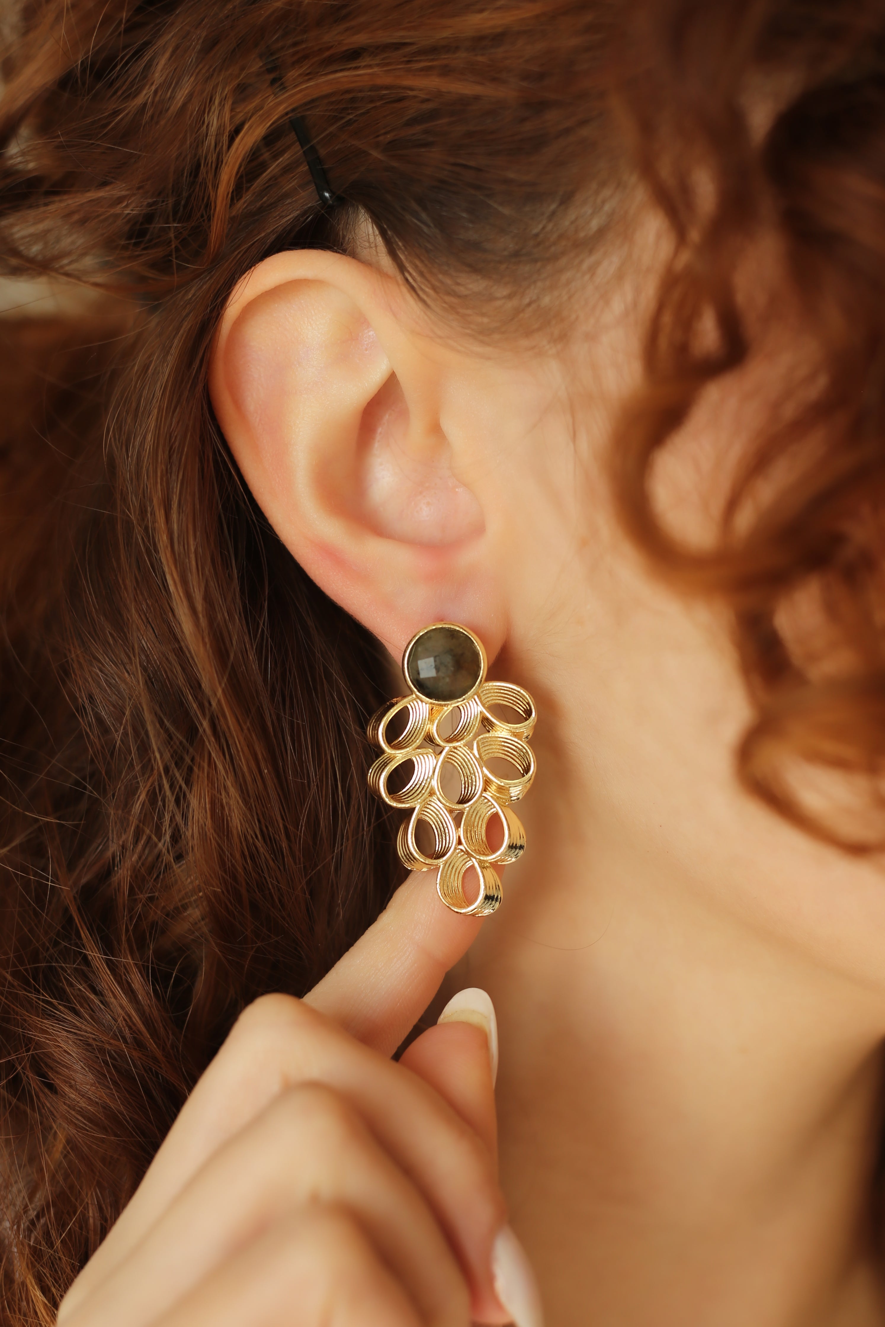 Labradorite Boucles d'oreilles