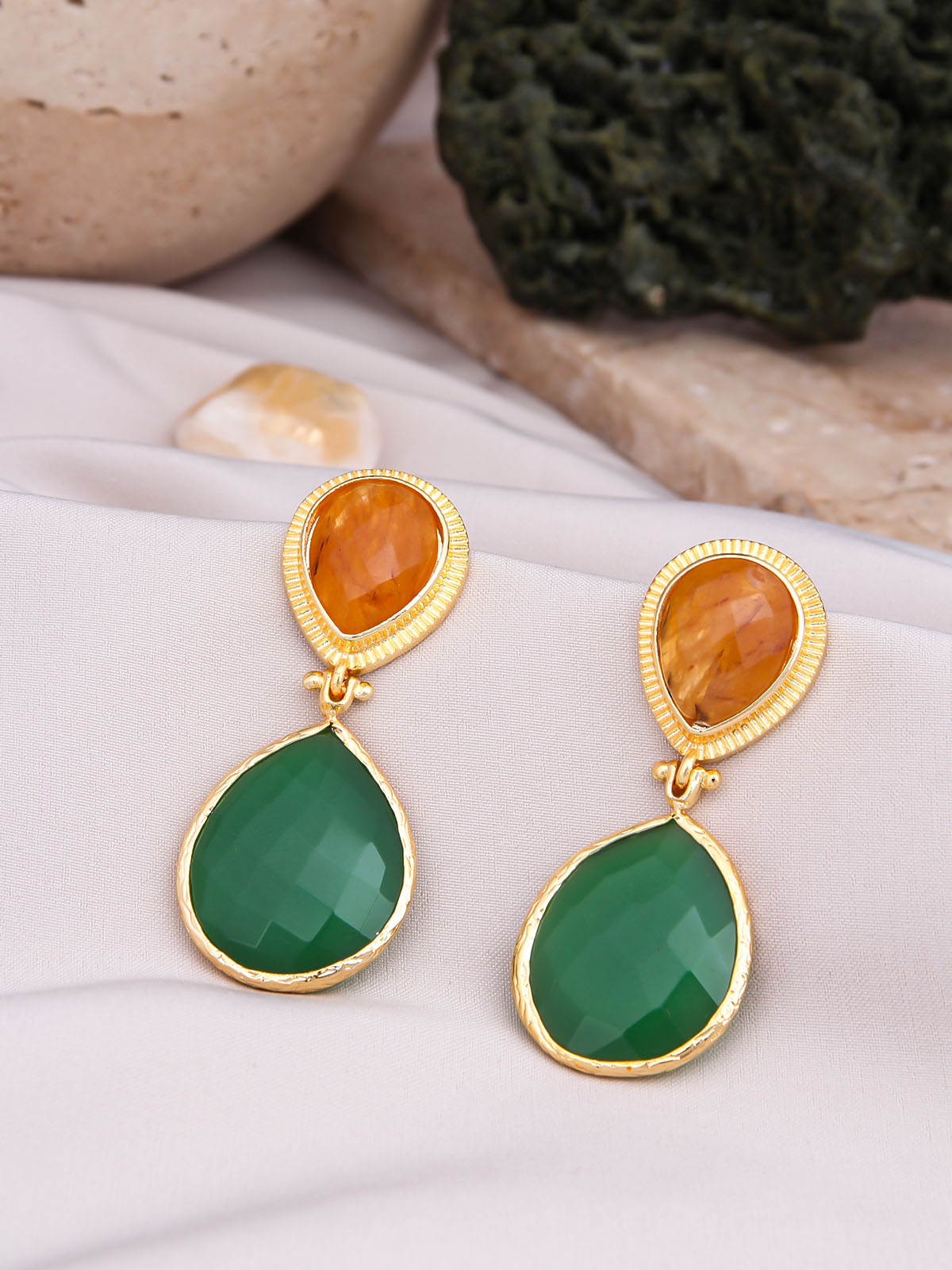 Citrine Boucle d'oreilles
