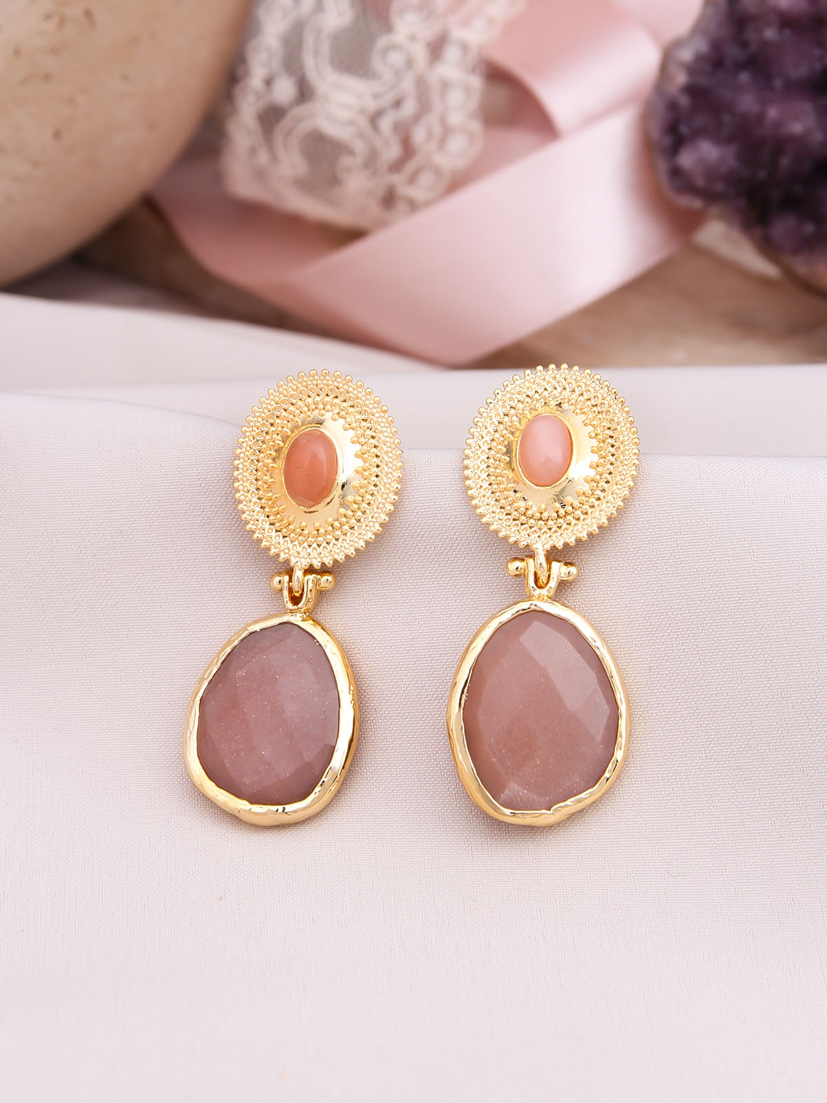 SunStone Boucles d'oreilles