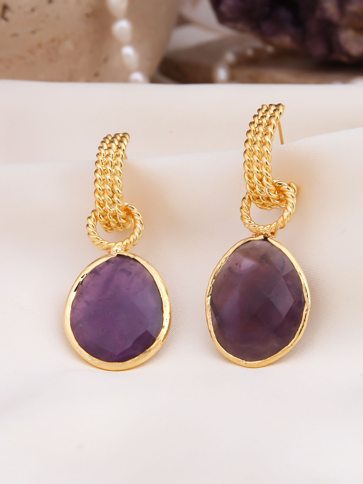 Amethyst Boucles D'oreilles