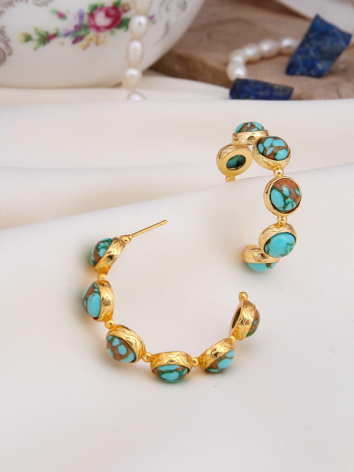 Turquoise Boucles d'oreilles