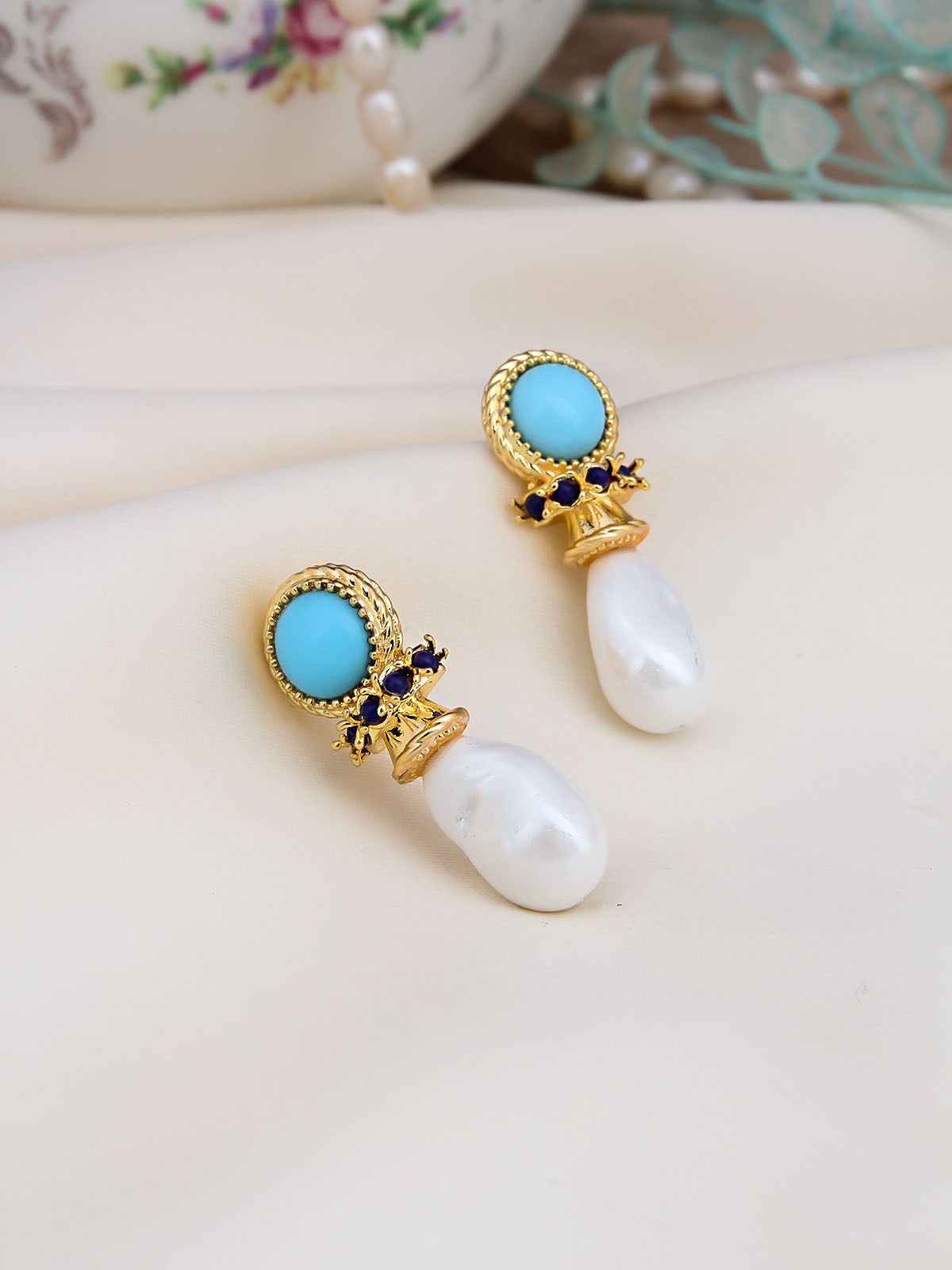 Amazonite Boucles d'oreilles