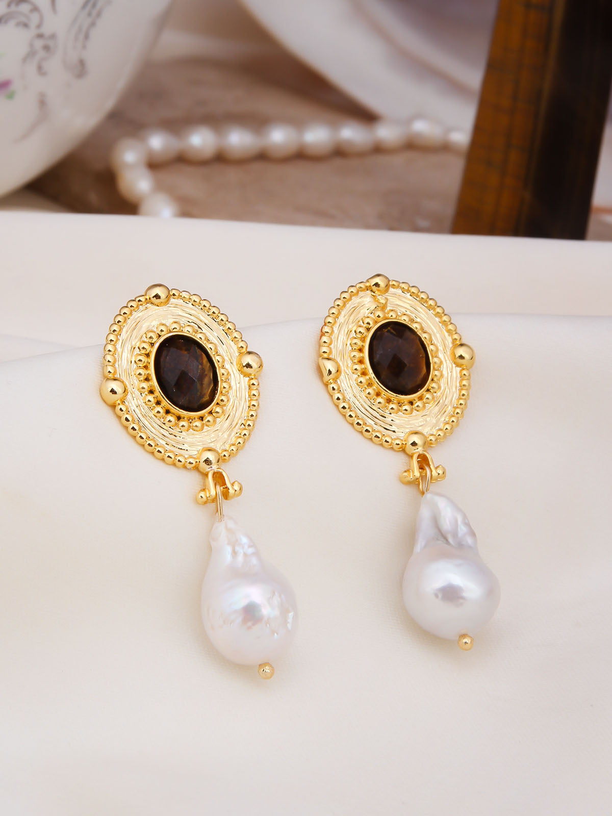 Tiger Eyes Boucles d'oreilles