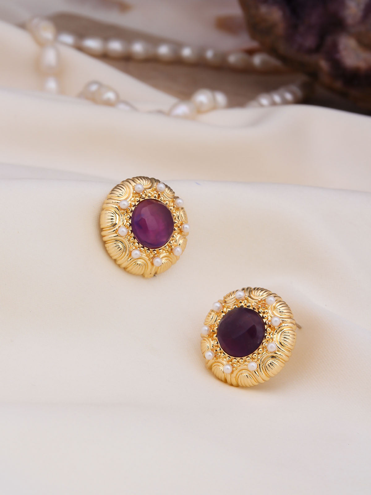 Amethyst Boucles d'oreilles