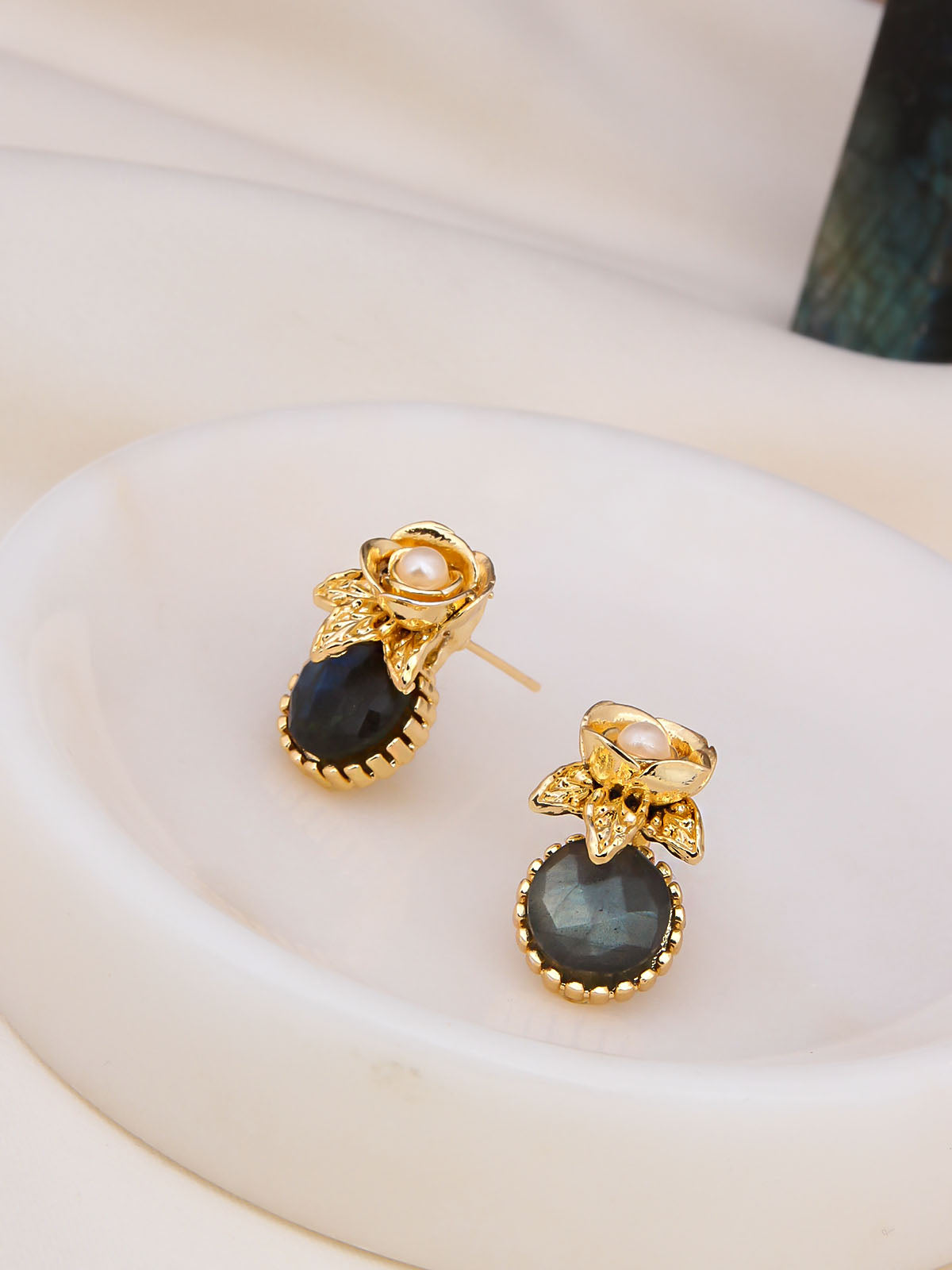 Labradorite Earrings