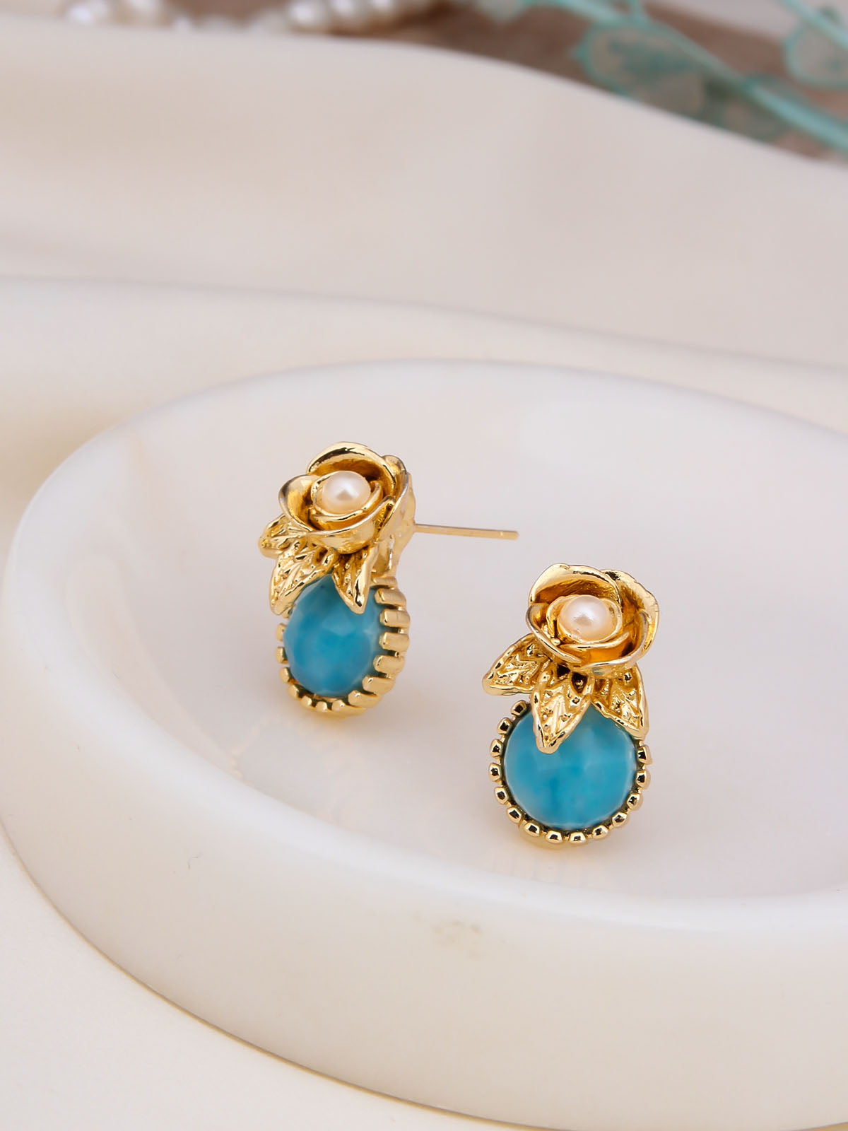 Amazonite Boucles d'oreilles