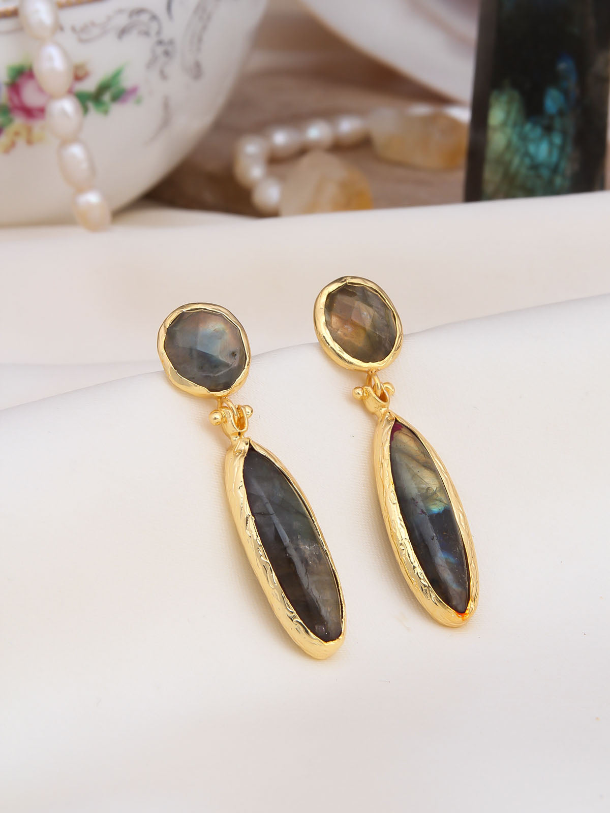 Labradorite Boucles d'oreilles