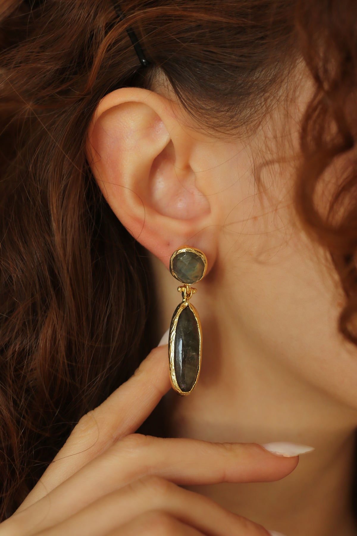 Labradorite Boucles d'oreilles
