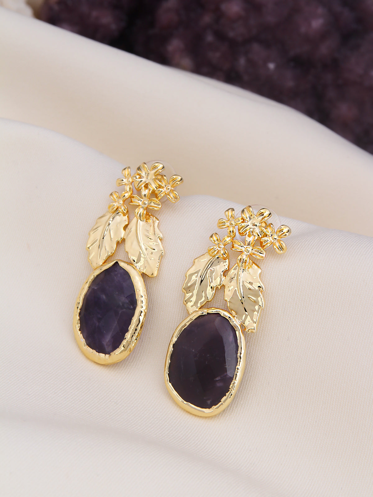 Amethyst Boucle D'oreilles