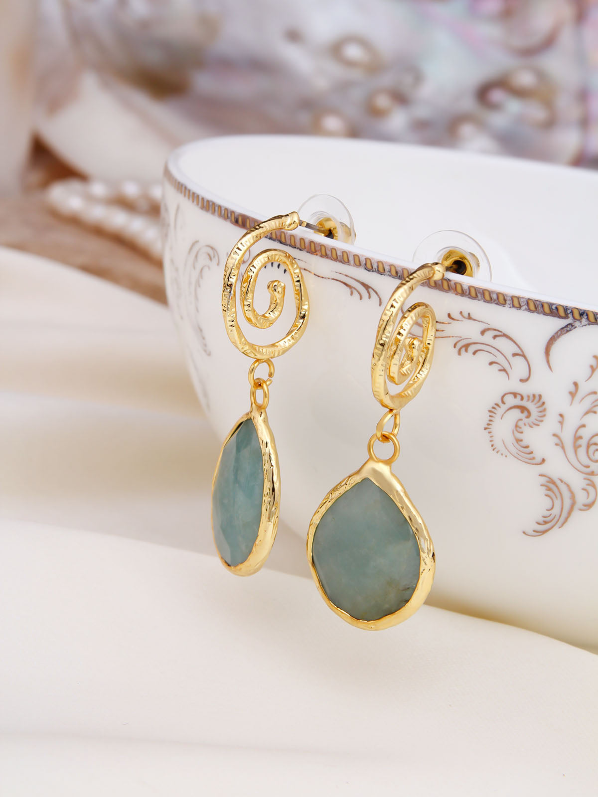 Amazonite Boucles d'oreilles