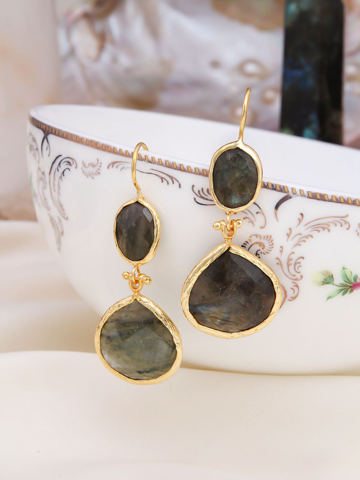 Labradorite Boucles d'oreilles
