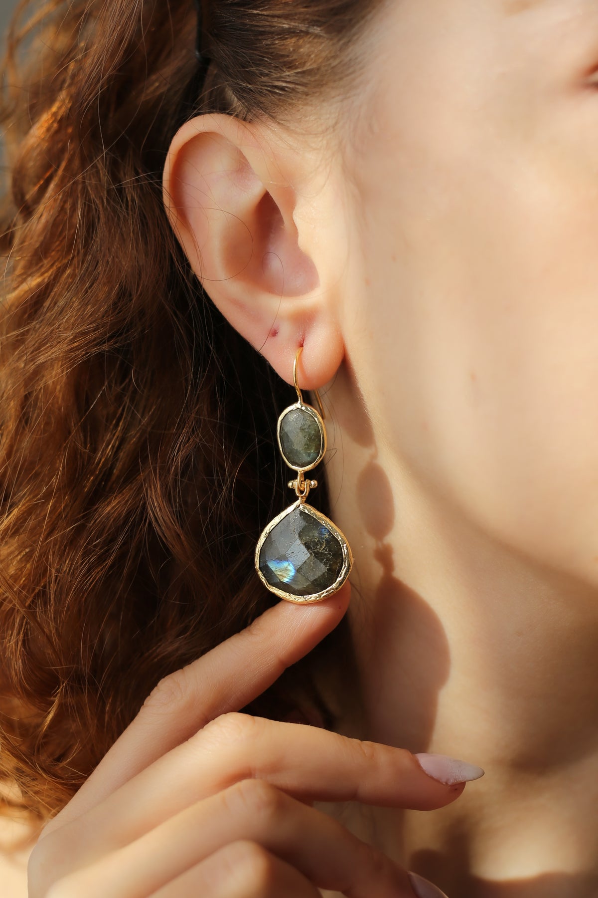 Labradorite Boucles d'oreilles