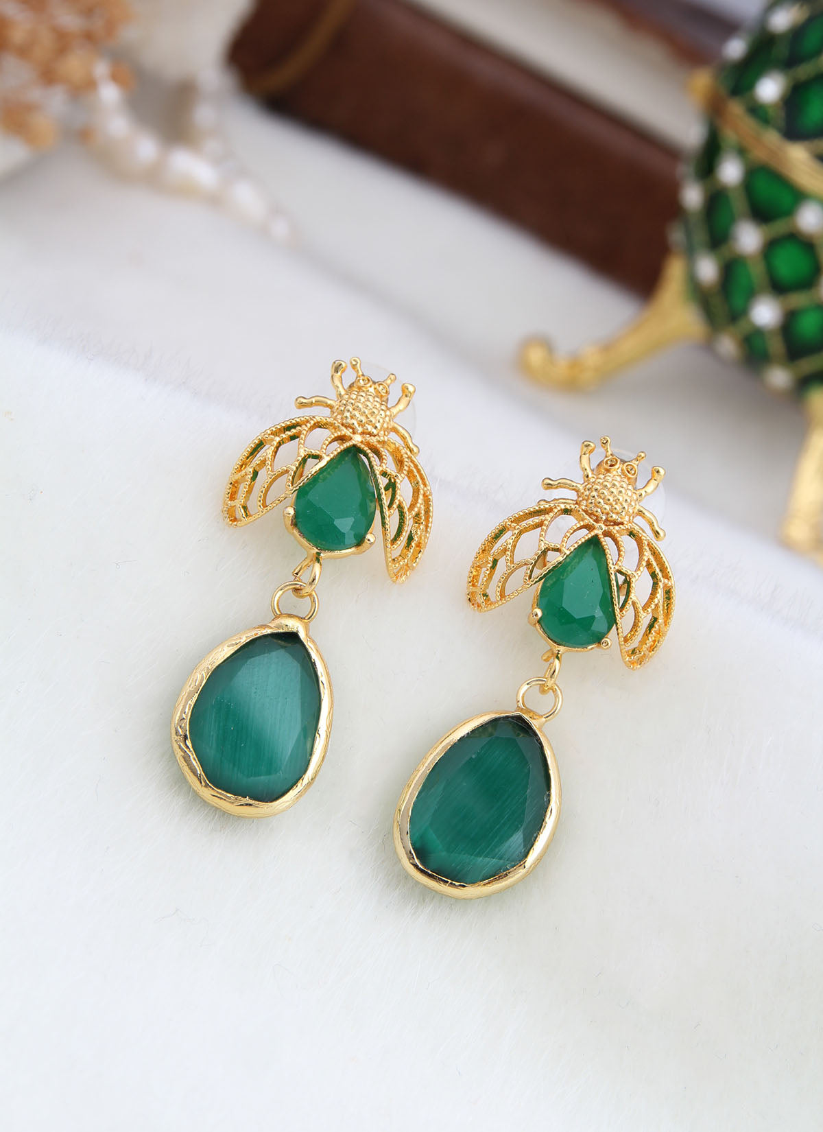 Agate Boucle D'oreilles