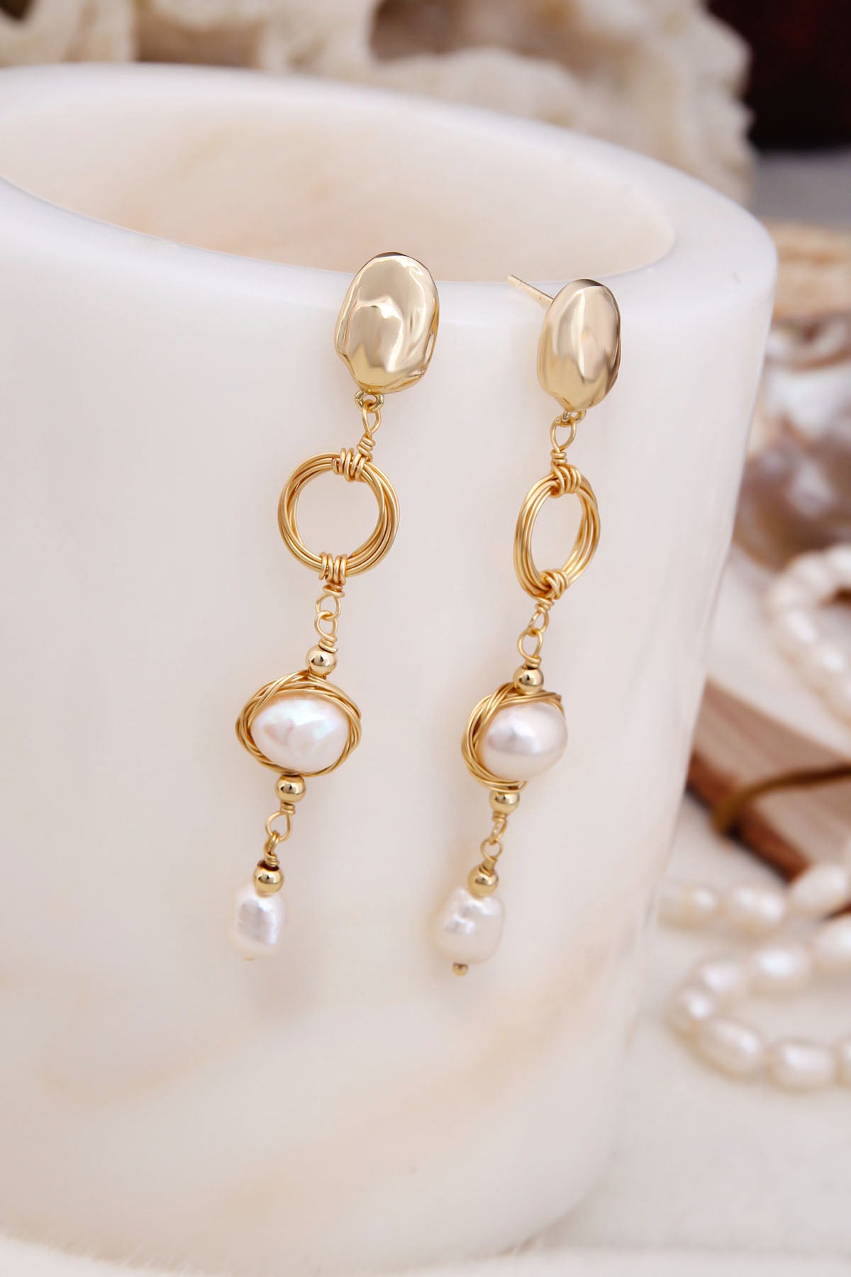 Pearl Boucles D'oreilles