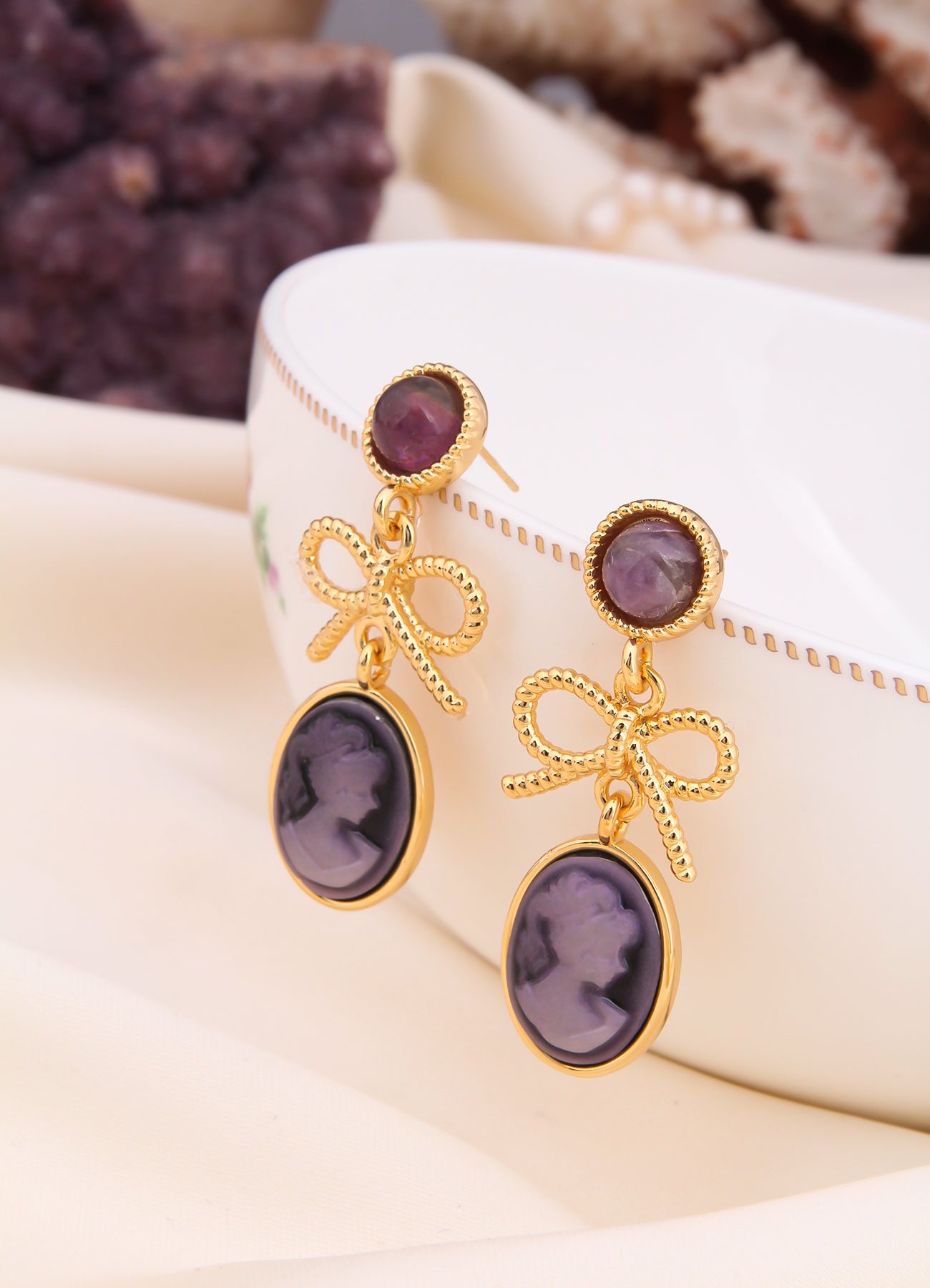 Amethyst Boucles D'oreilles