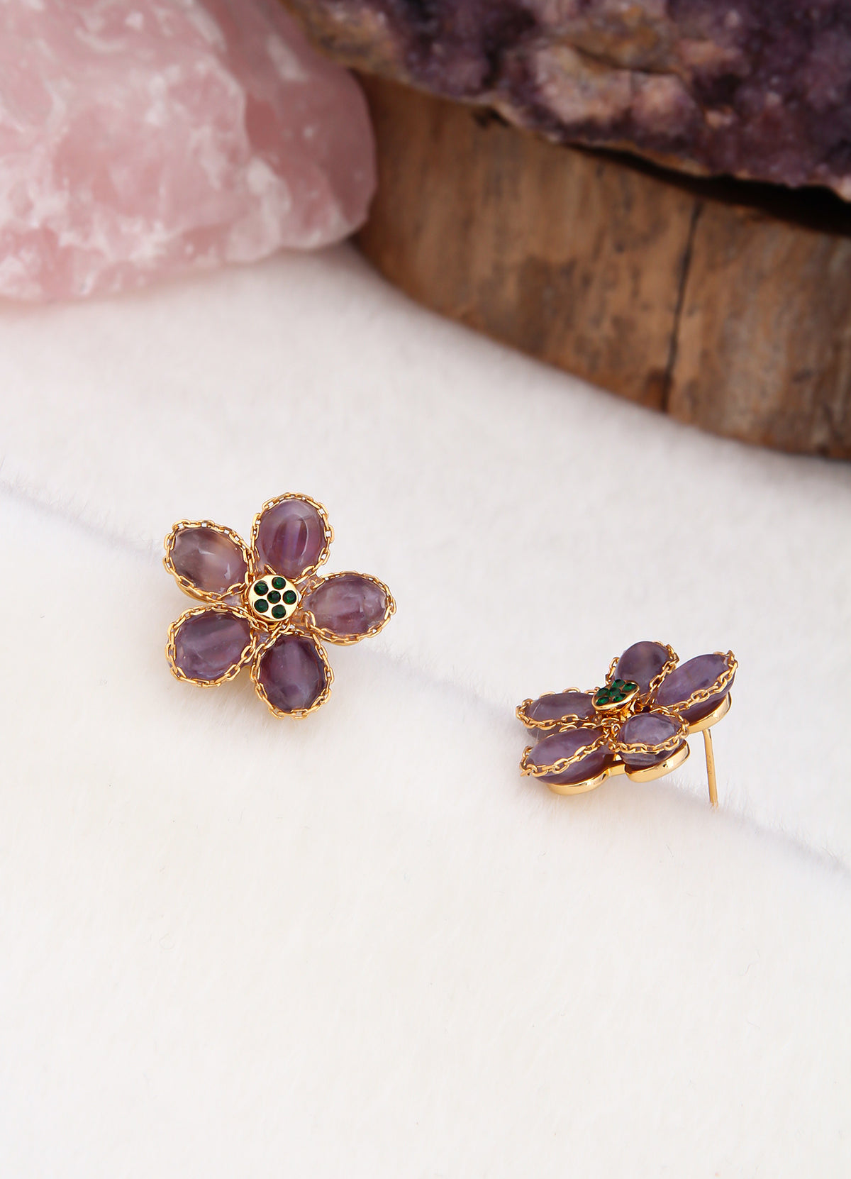 Amethyst Boucles D'oreilles