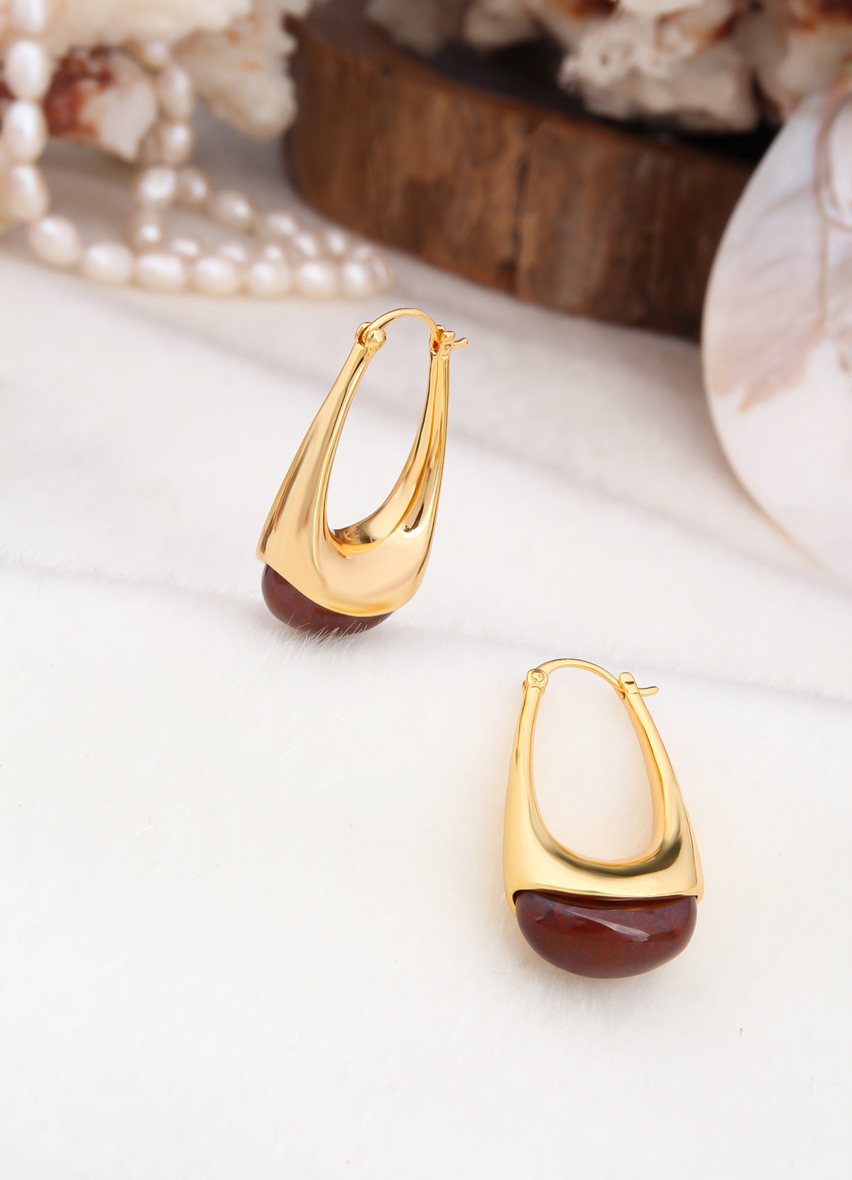 Agate Boucles D'oreilles