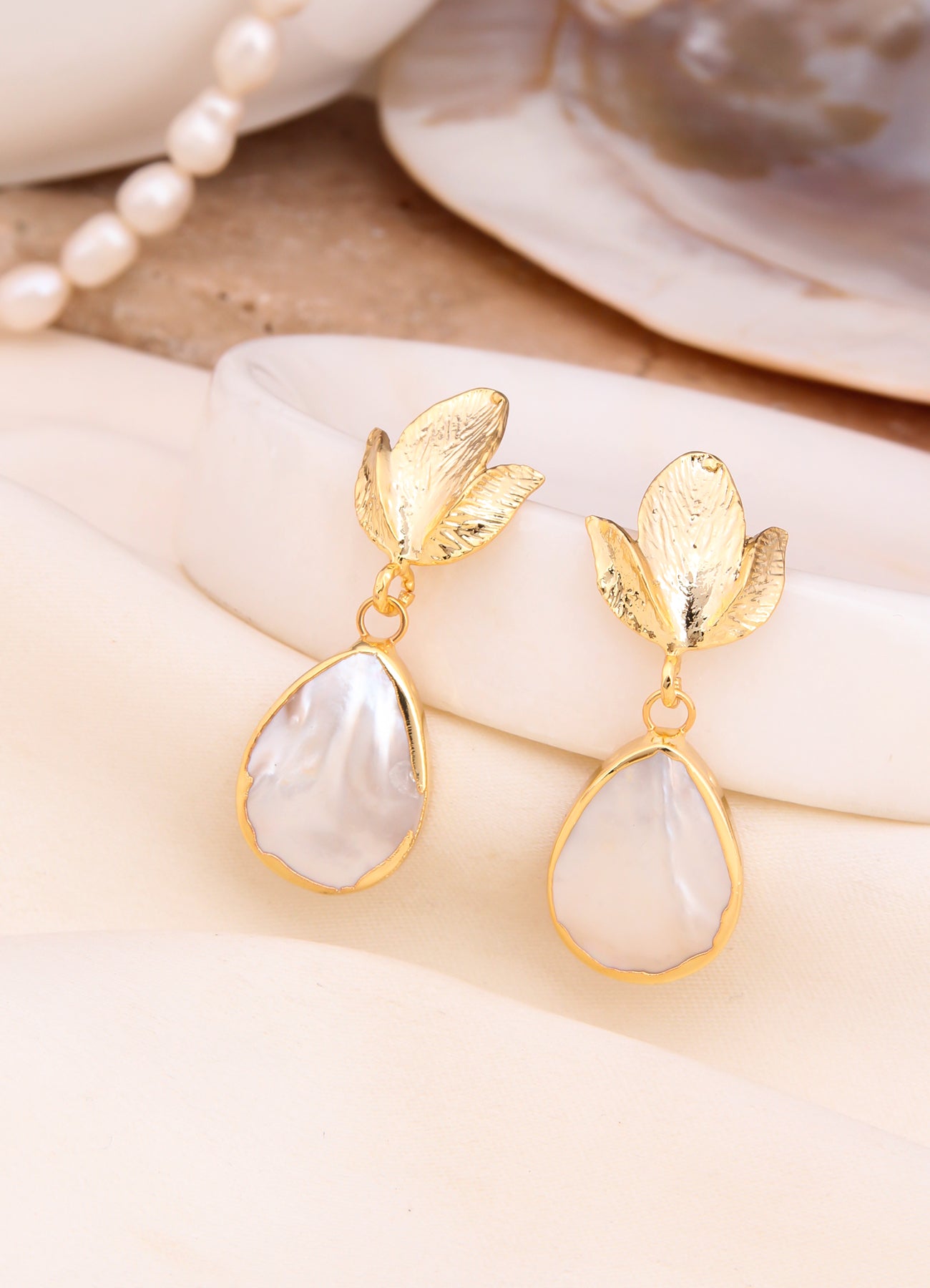 Nacre Boucles D'oreilles