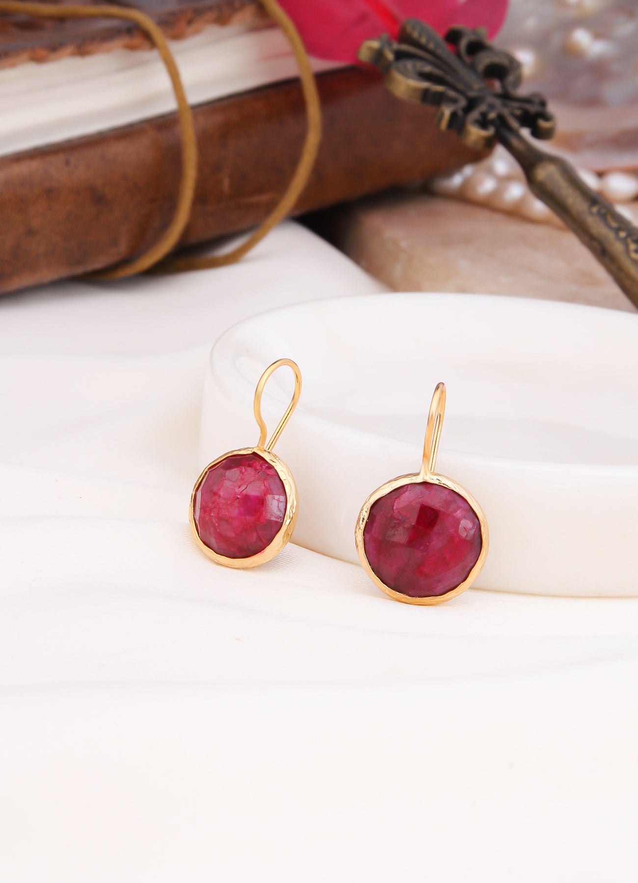 Agate Boucles D'oreilles