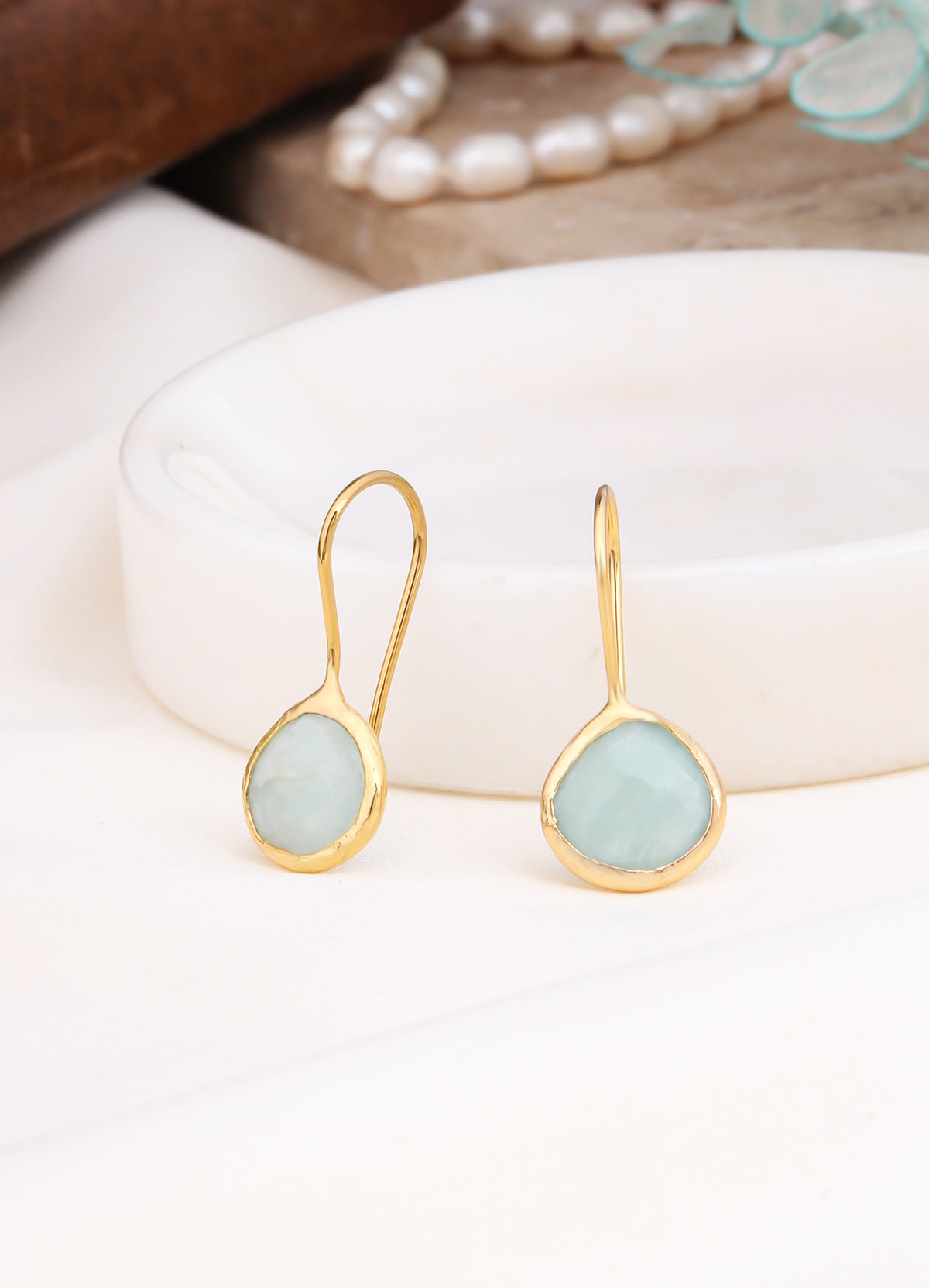 Amazonite Boucles D'oreilles