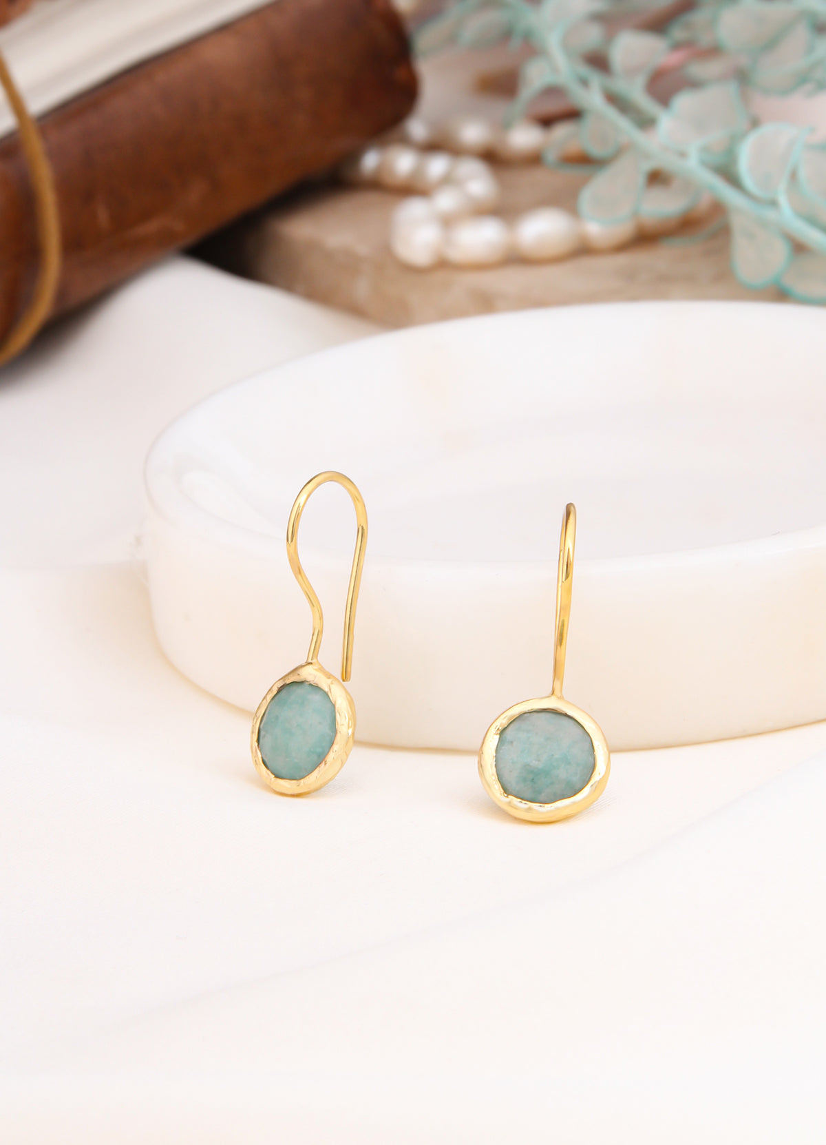 Amazonite Boucles D'oreilles