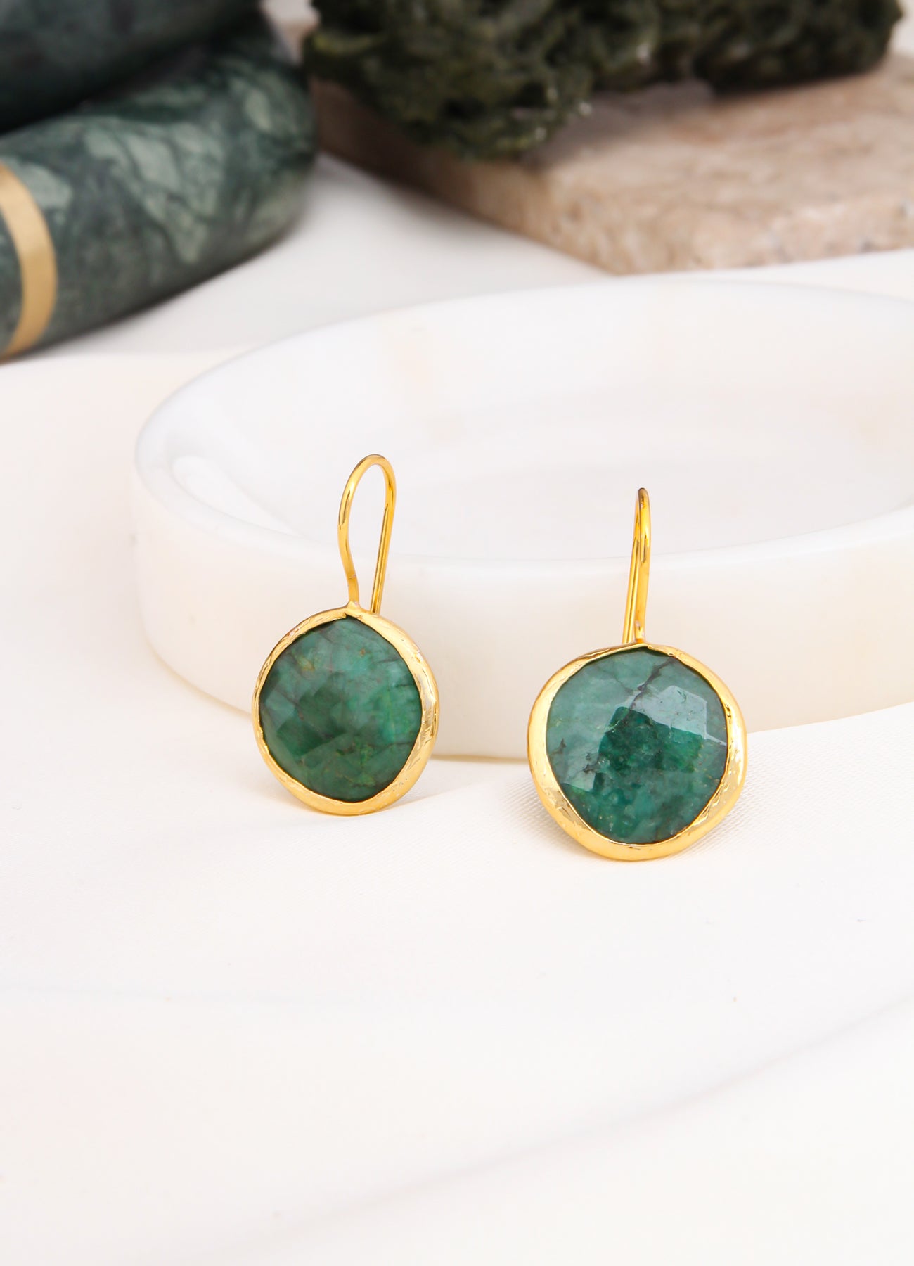 Agate Boucles D'oreilles