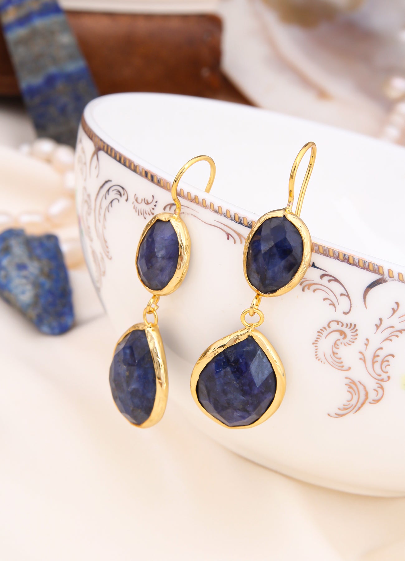 Lapis Earring