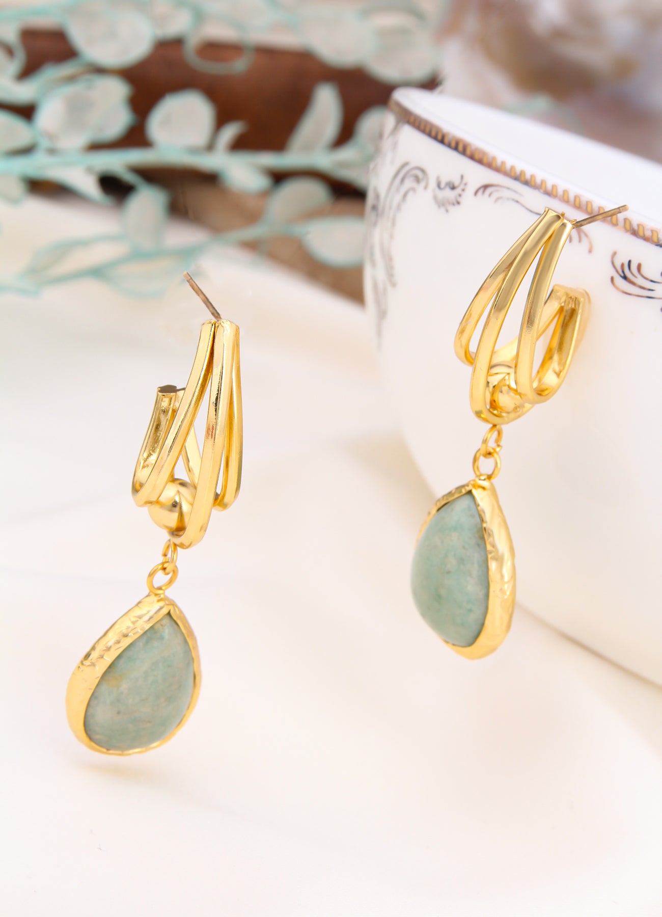 Amazonite Boucles D'oreilles