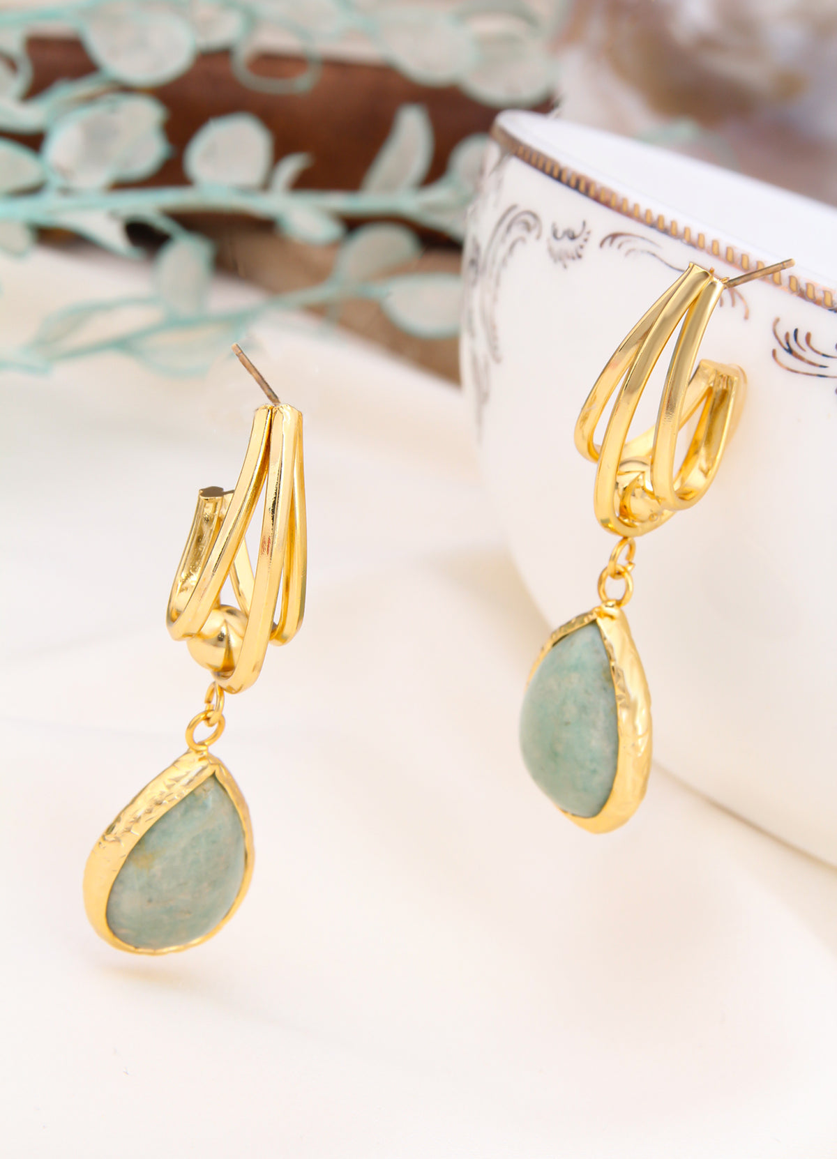 Amazonite Boucles D'oreilles