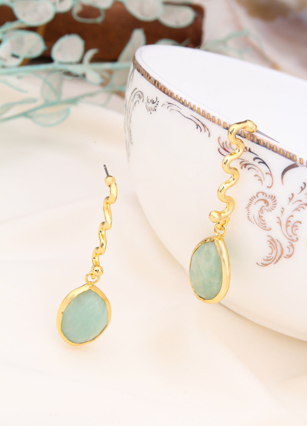 Amazonite Boucles D'oreilles