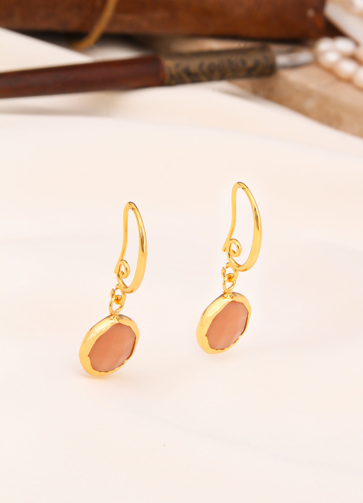 Sun Stone Boucles D'oreilles