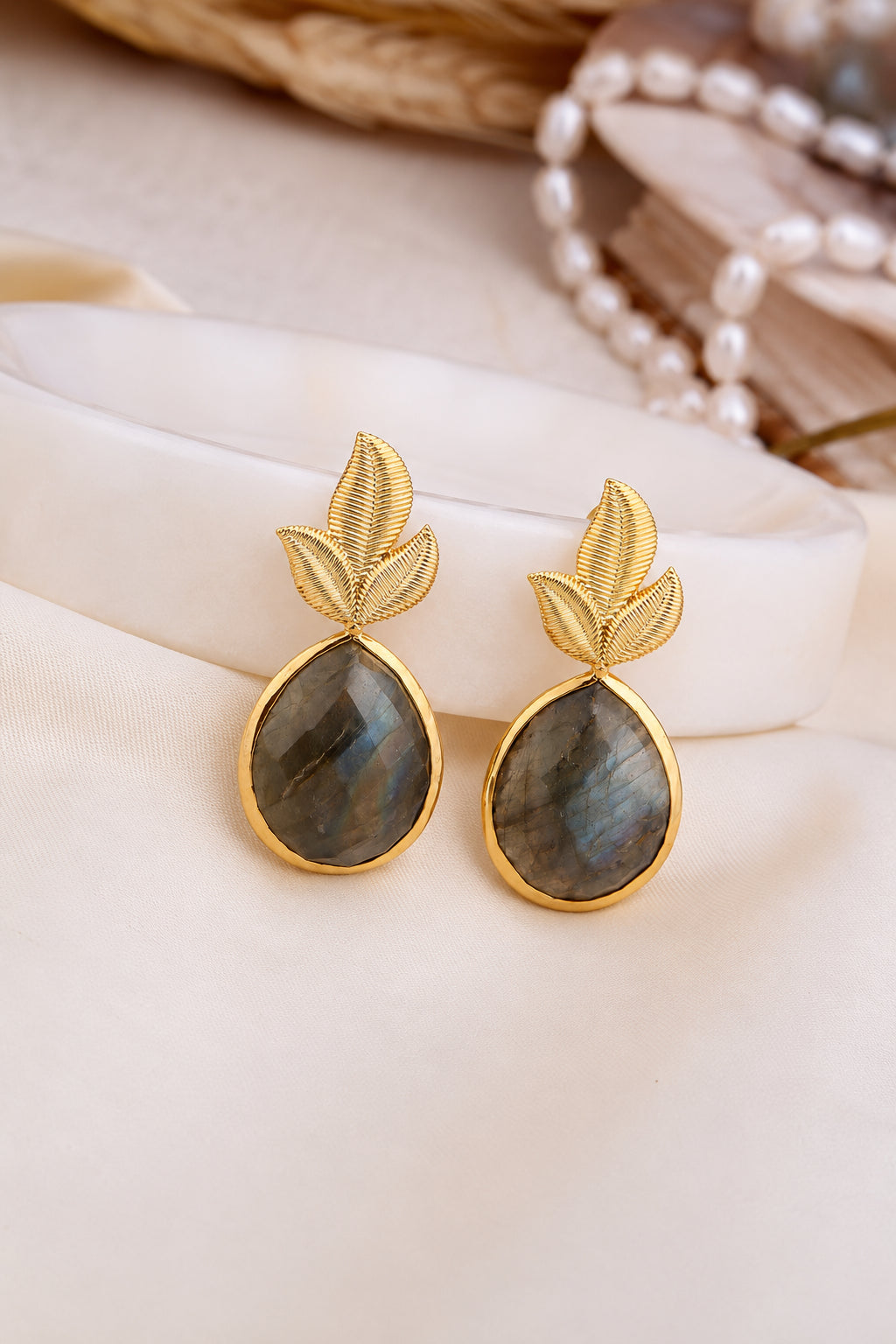 Labradorite Earring