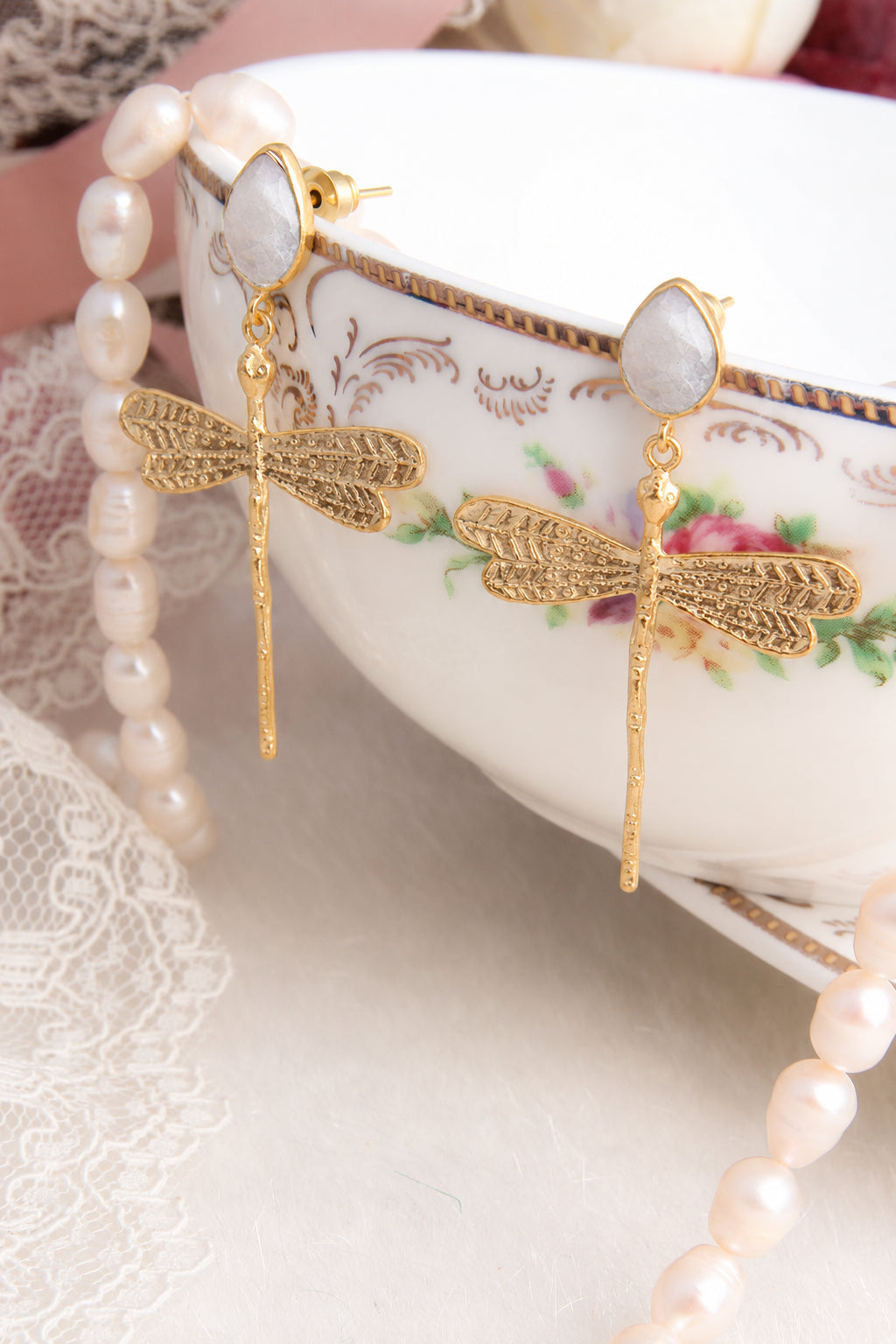 Moonstone Earring
