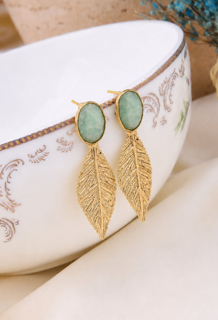 Amazonite Earring