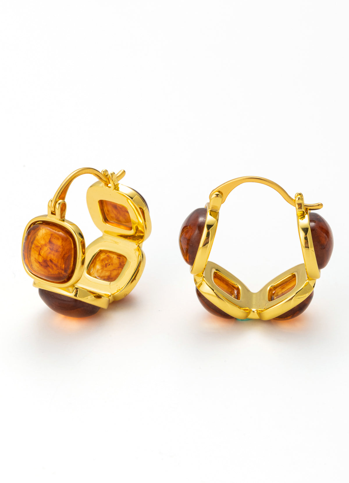 Tiger Eyes Earring