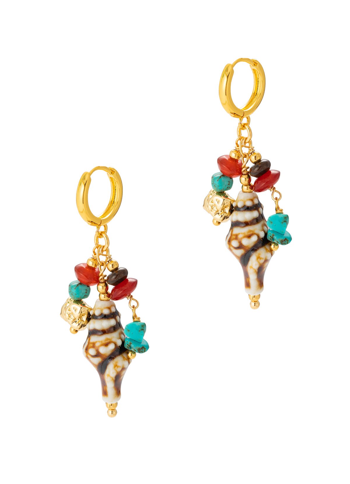 Turquoise & Agathe Earring