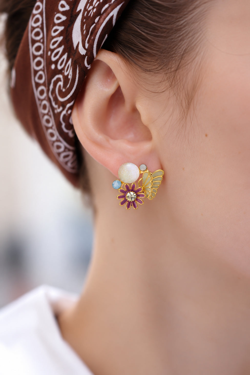 Cat Eyes Earring