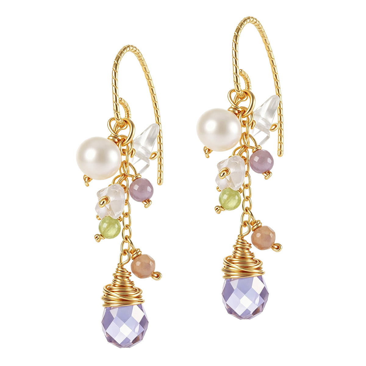 Pearl & Crystal Earring