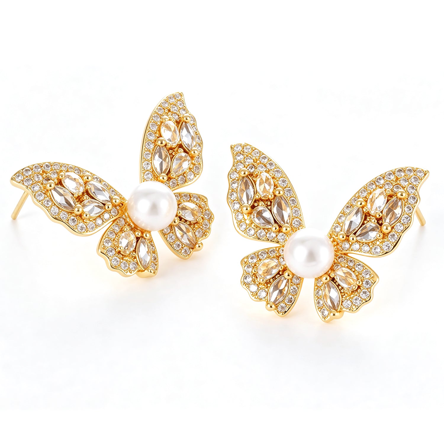 Pearl & Zircon Earring