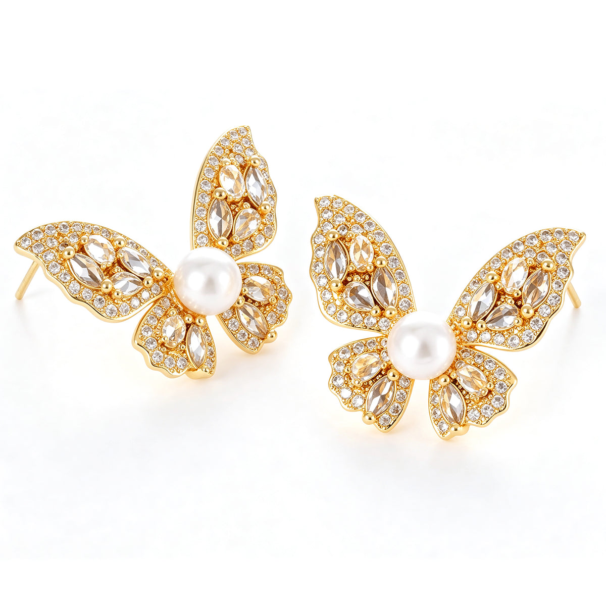 Pearl & Zircon Earring